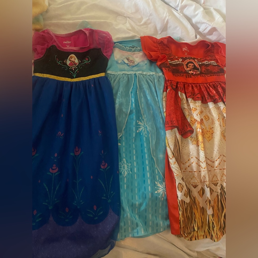 Disney Princess Nightgowns 3T